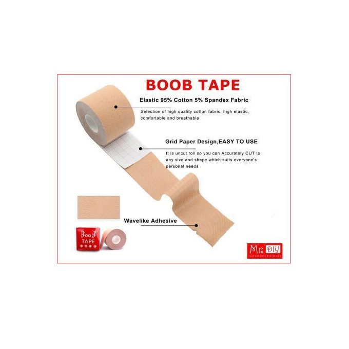 Plus Size Breathable Push Up Boobs Tape - 5pieces