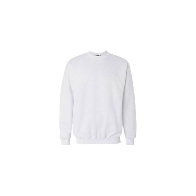 plain white crew neck sweatshirt