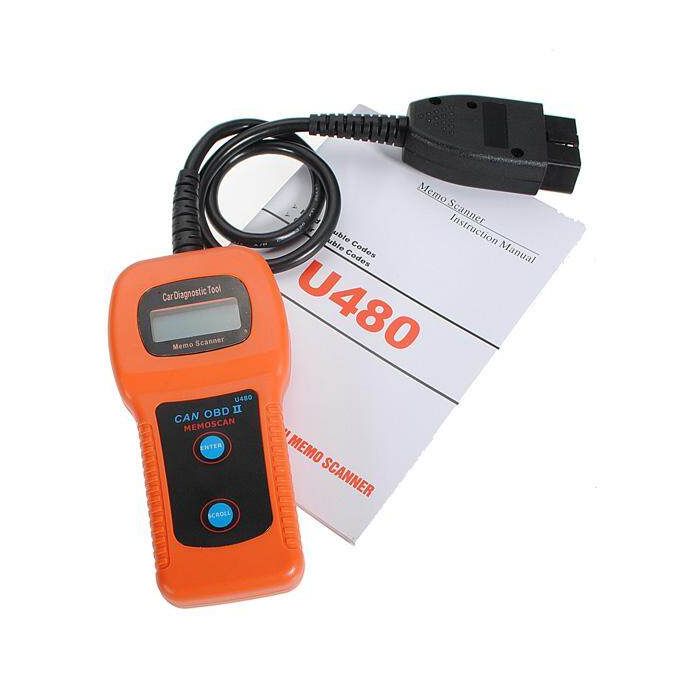 Car Care U480 OBD2 OBDII OBD II MEMO Scan MEMOSCAN LCD Car AUTO