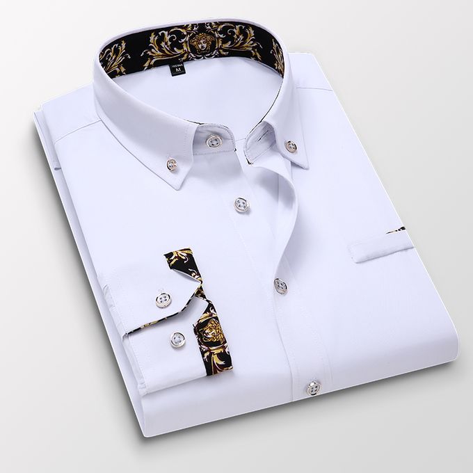 Business Formal Office Shirts White 