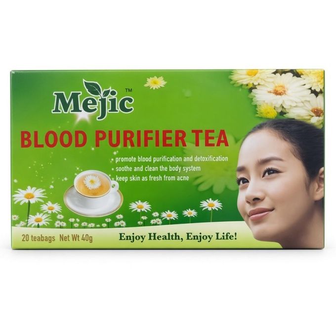 Mejic Blood Purifier & Detoxification Herbal Tea - Soothe & Cleanse The Body System 40g