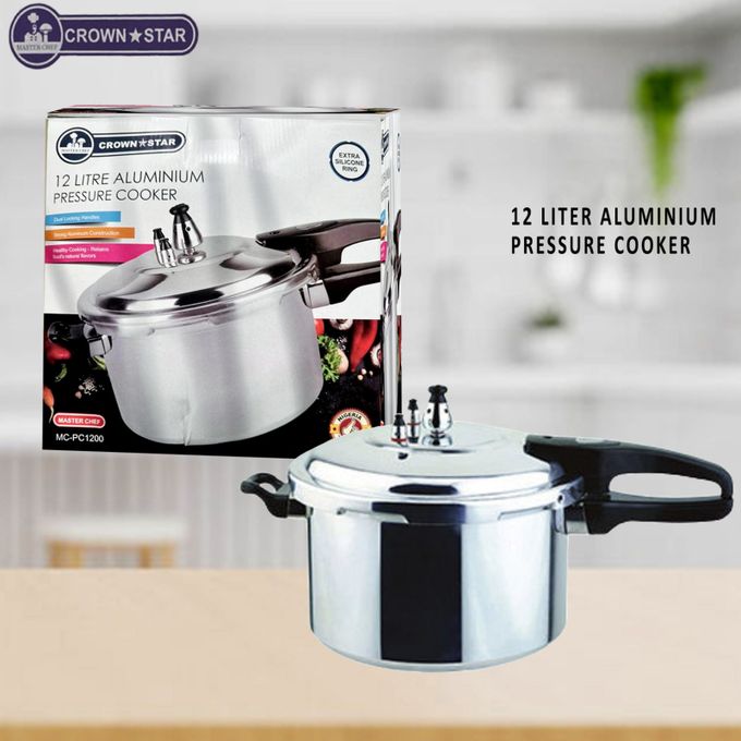 product_image_name-Master Chef-Pressure Cooker Pot- 12L (Crown Star)-1