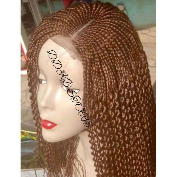 product_image_name-Fashion-Watermelon Ghana Weaving Wig With Closure. Gold Colour-1