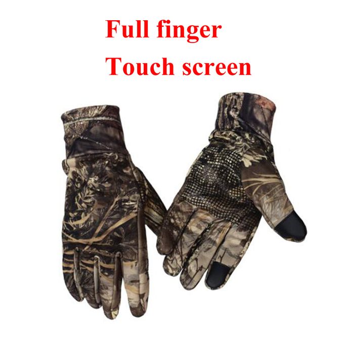 Winter Fishing Gloves Camouflage Full/2 Half Finger Gloves Hunting