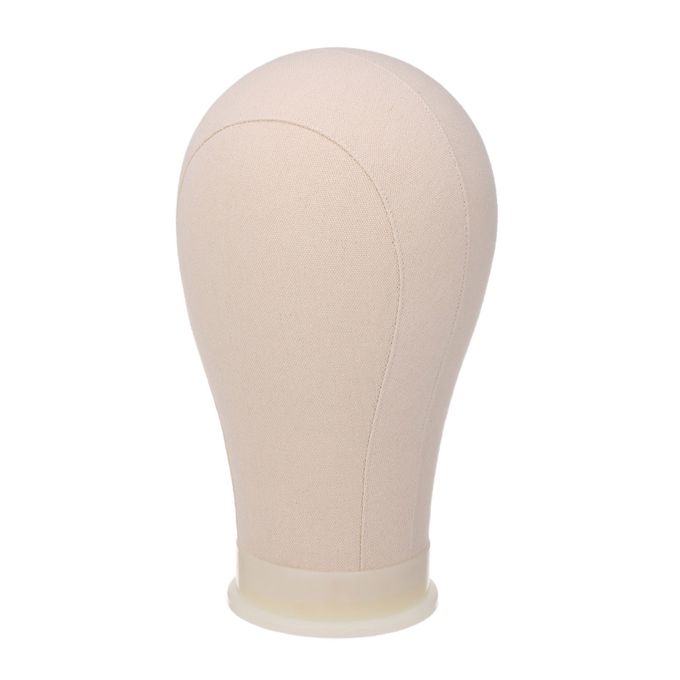 Generic 21 Cork Canvas Block Head Mannequin Head Wig Display