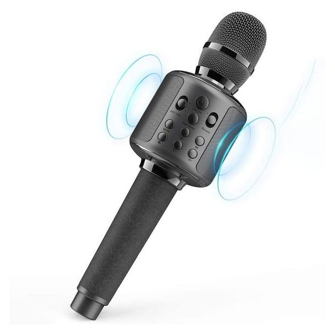 Bluetooth Microphone Wireless Karaoke Machine Handheld Portable