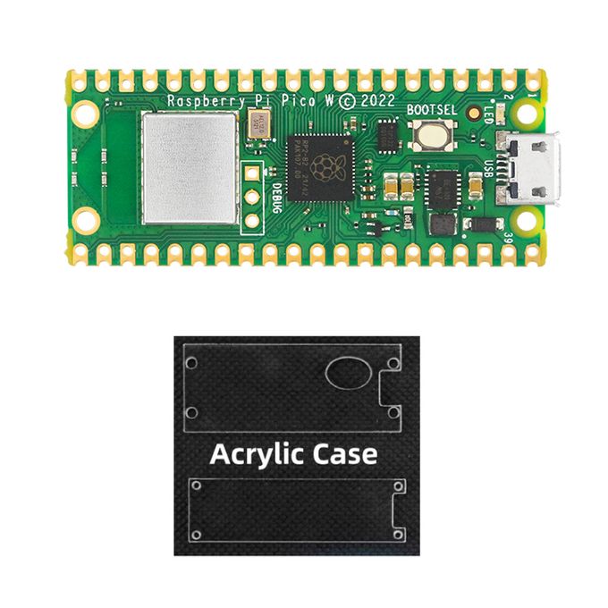 Generic Raspberry Pi Pico W / Pico Wireless WiFi RP2040 Microcontroller ...