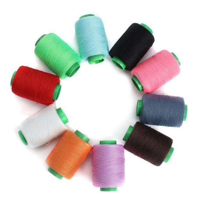 10Colors/set Sewing Knitting Thread Reel for Hand Stitching Machine Sewing  Thread Finest Polyester Durable - AliExpress