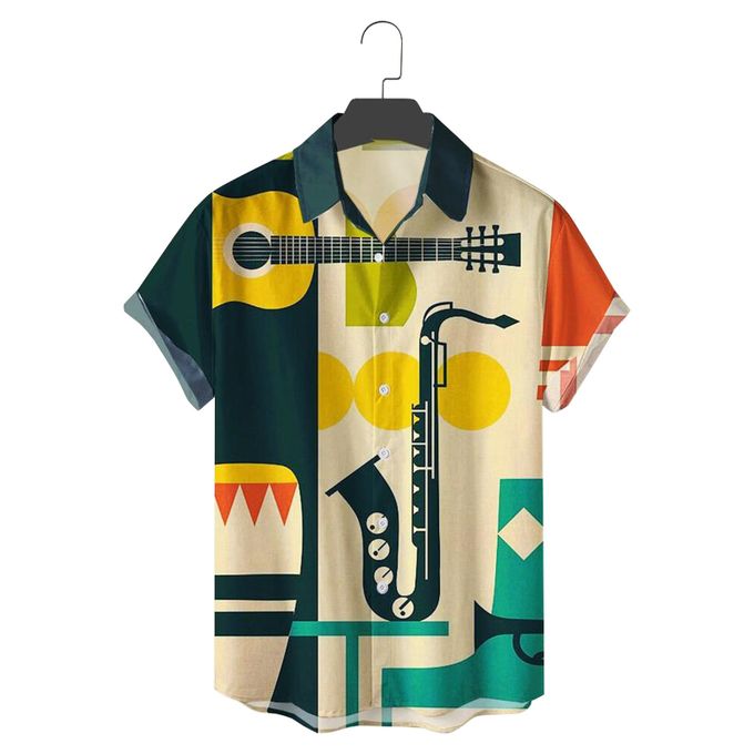 Fashion Mens Vintage Printed Short 