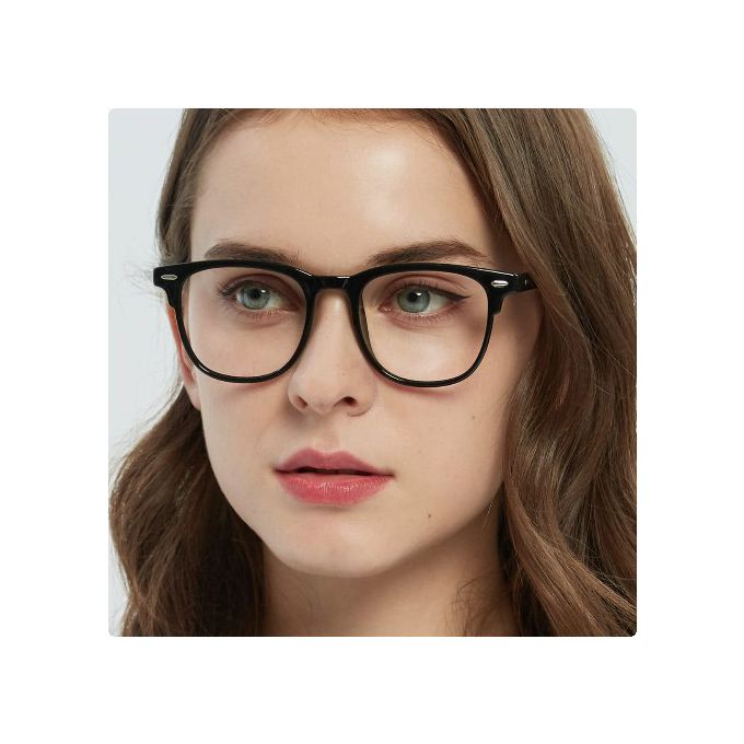 Fashion Unisex Blue Light Blocking Eyewear Optical Prescriptionable