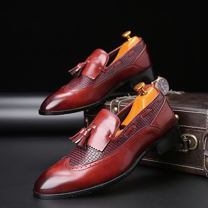 Flangesio Luxury Formal Shoes Men Oxfords Party Elegant Cow Leather ...