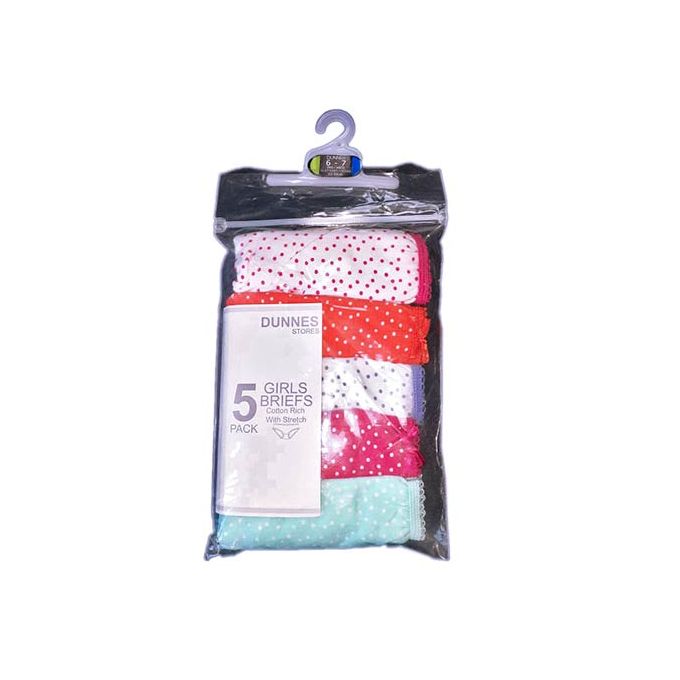 Danskin Girls' Underwear - 5 Pack Stretch Cotton Nigeria