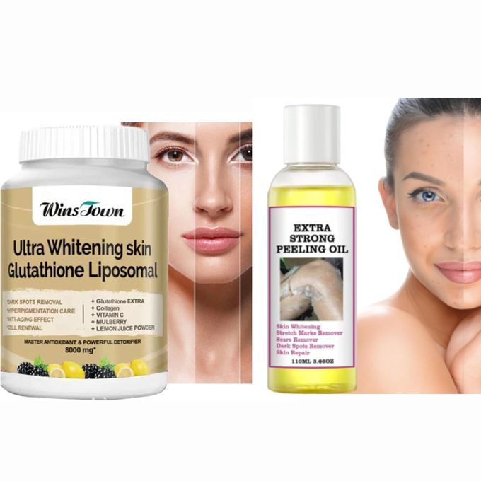 glutathione skin peeling Generic Extra Peeling Oil & Ultra Whitening Skin Liposomal