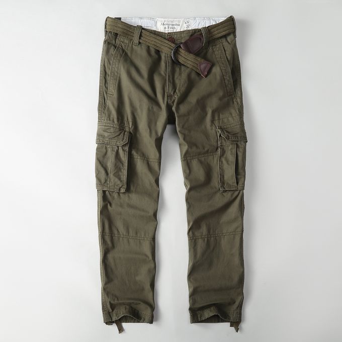 Mens Cargo Combat Slim Fit Trousers | Enzo Designer Menswear