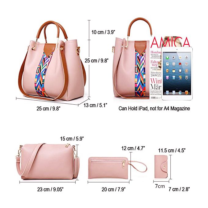 Fashion 4pcs Handbags Set Ladies