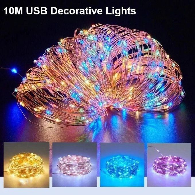 Generic 10M USB Light String for Home Decoration Lighting