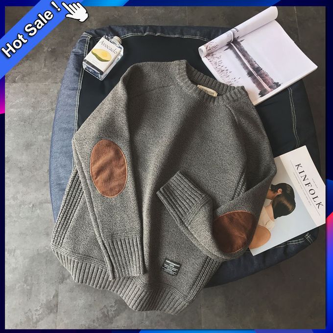 product_image_name-Fashion-Mens Fashion Turtleneck Pullover Crewneck Sweater-1