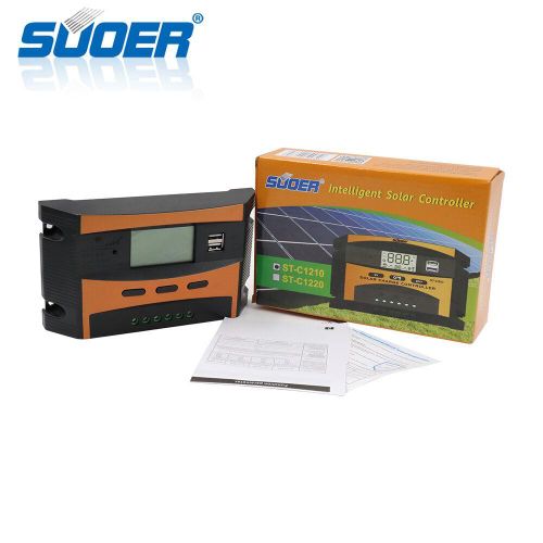 12V/24V 10A ( Suoer) Intelligent Solar System PWM Solar Charge Controller