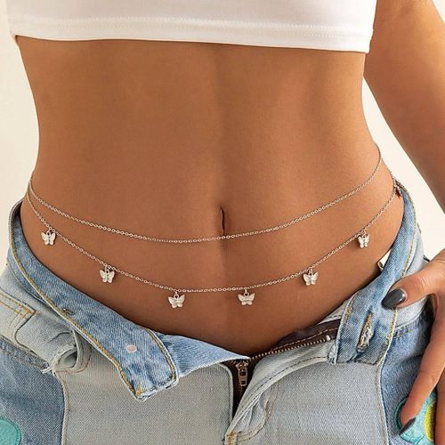 Non Tarnishing Dainty Sexy Silver Waist Chain