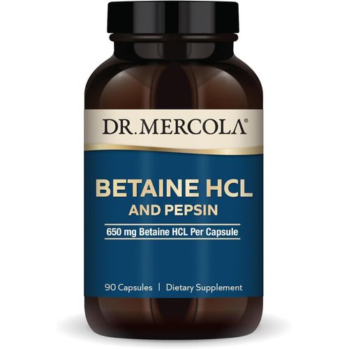 Betaine HCL and Pepsin, 650 mg, 90 Capsules
