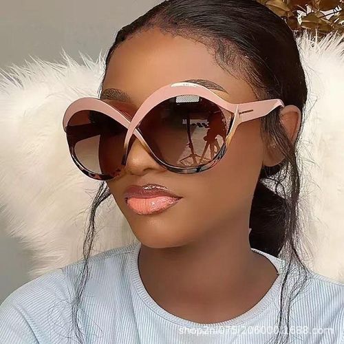 Infinity Large Brown Glasses With Free Case