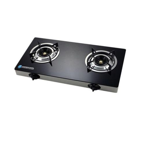Thermocool Glass top gas cooker with 2 burner