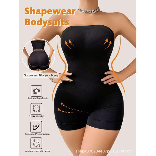 Sexy Jumpsuit Tummy Control Waist & Hip Lifting, Strapless Chest-Wrapping Lining