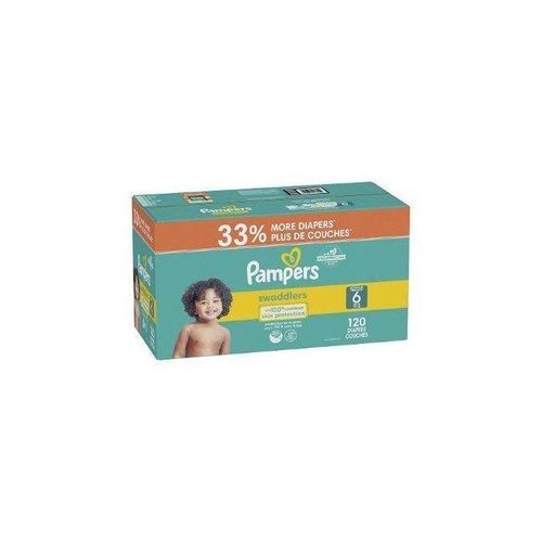 Swaddlers Baby Diapers, Size 6, 13-18kg, (120 Count)