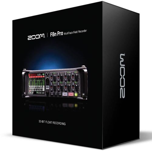 High quality Zoom F8n Pro 8-Input 10-Track Multitrack Field Recorder With 32-Bit Float Recording