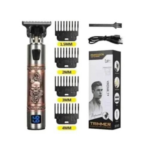 Rechargeable Professional Cordless Hair and Beard Trimmer with LED Display Set