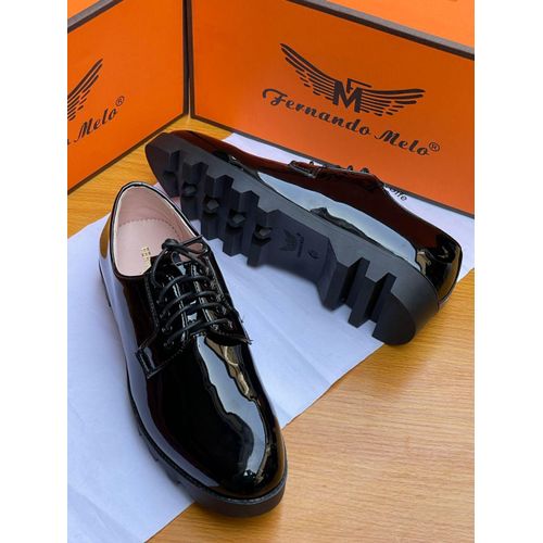 Top Quality Men Original Leather Smart Loafers Shoe Black