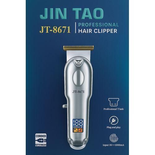 JT-8671 Professional Hair – Corded/Cordless with LED Display