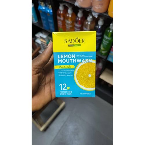 Sadoer Lemon Mouthwash 20pieces In A Pack