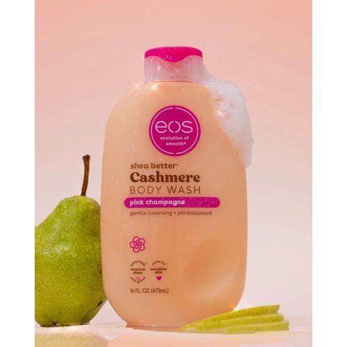 Shea Better Cashmere Body Wash in the Pink Champagne scent.