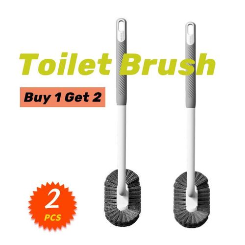 2 pieces of toilet corner cleaning brushes，Toilet brush set