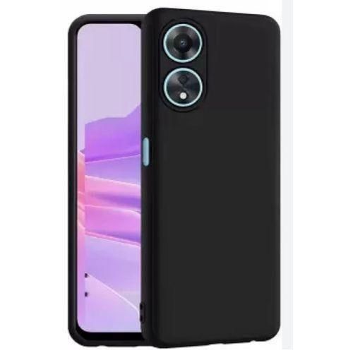 Silicon Back Case For Oppo A60 4g - Black