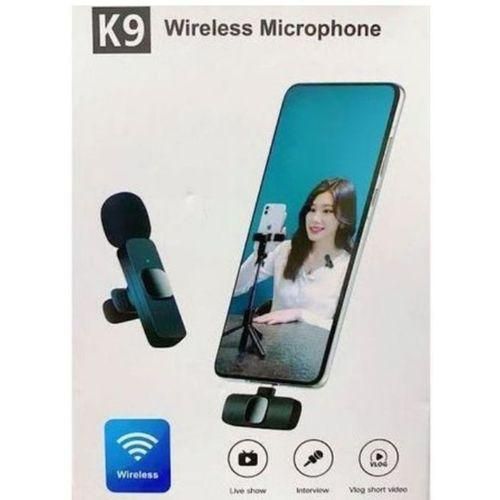 k9 Single Type-c Wireless Lapel Microphone for Android Recording Mic For Camera Speaker Smartphone