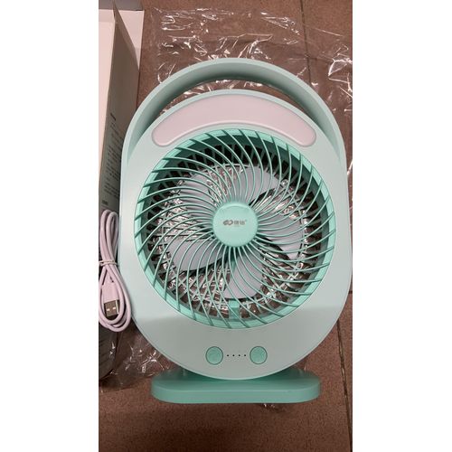Rechargeable LED Multi-Functional Fan,3 Speed,With Night Light,Table Fan