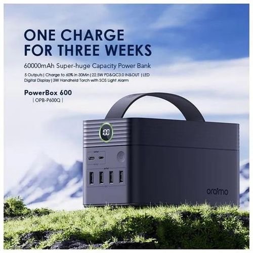 PowerBox 600 60,000mAh 22.5W Super-Huge Capacity PowerBank