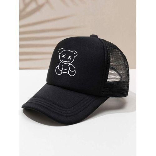 Print Design Face Cap - Green