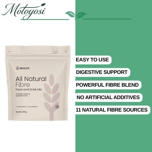 All Natural Fibre Powder 510g - High Fibre Food & Drink Mix for Digestion, Gut Health & Weight Management