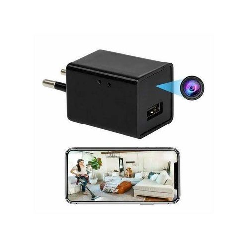 1080P HD Camera Plug USB Wall Charger Hidden DV Night Vision Video Recorder