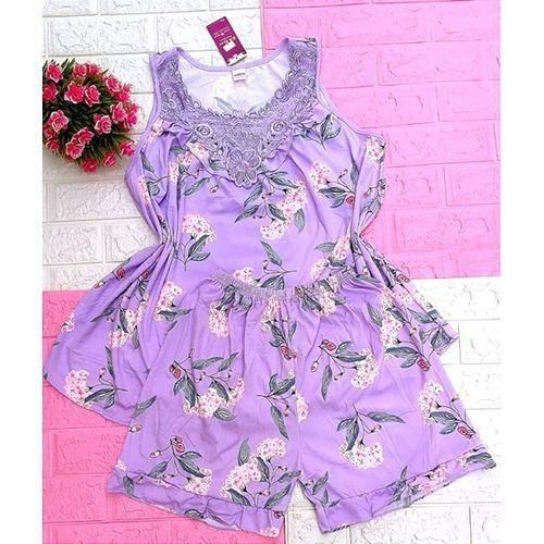 Ladies Night Wear - Top And Short