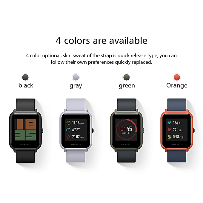 Xiaomi AMAZFIT IP67 Smart Watch Waterproof Zirconia