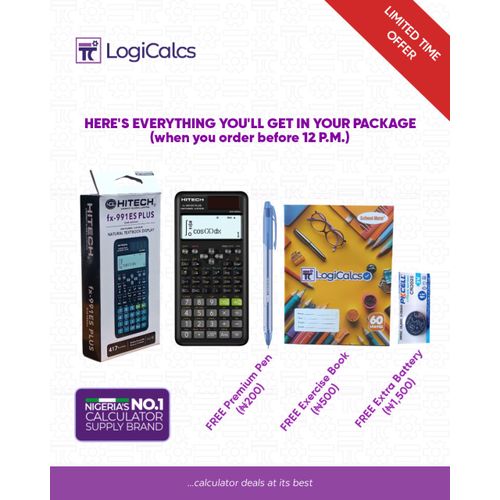 HITECH fx-991ES PLUS Scientific Calculator (2nd Edition)
