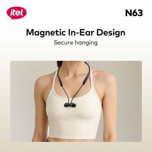N63 Neckband ENC Clear Voice Calls Playtime 10mm Extra Bass Driver IPX5 Wireless Headphones