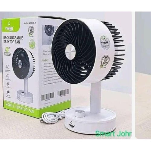 Rechargeable Desktop Fan