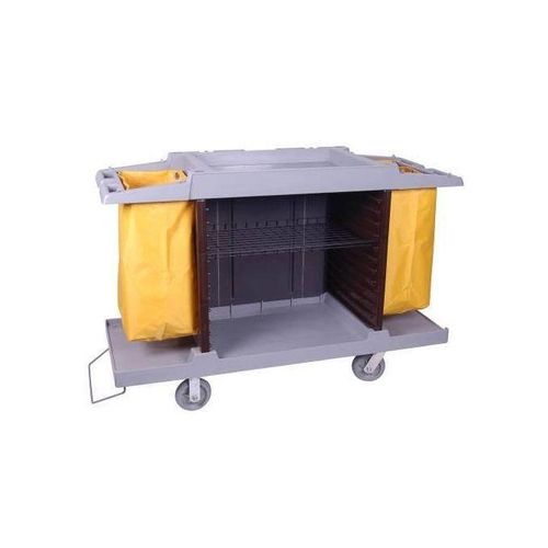 Hotel Storage Cleaning Trolley with Two Bags