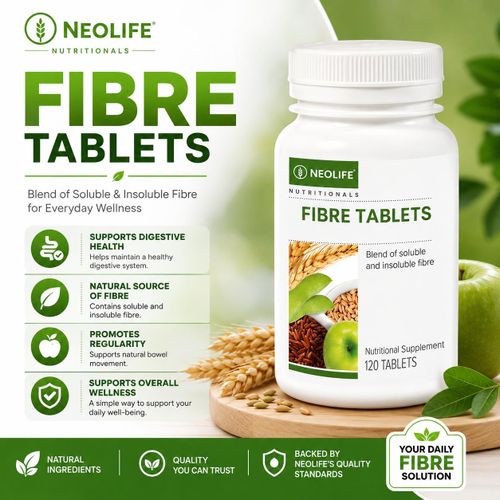 Fibre Tablets 120 Tablets (Single) N eo Fibre Tablet Ne oLife GNLD Fibre Tablets Daily Fiber Support Supplement 120 Tablets Neolife Fibre Tablets Single Pack