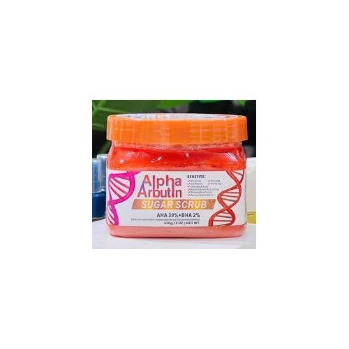 alpha arbutin sugar scrub